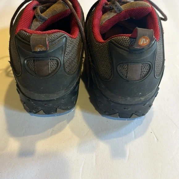 Merrell Arc Ventilator Chameleon hiking trail shoes brown & red Vibram soles - Picture 3 of 9